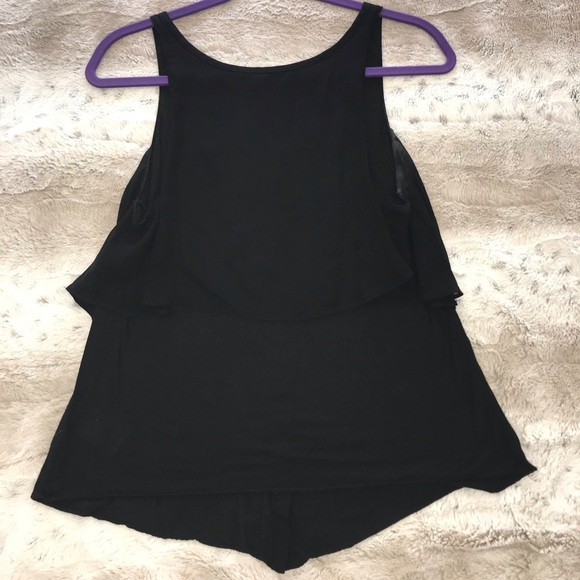 Black button down tank - Picture 2 of 2